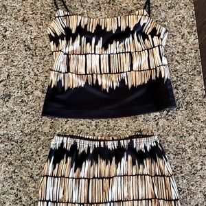 Fabulous! BCBG Beaded Cami and Skirt Set (S/XS)